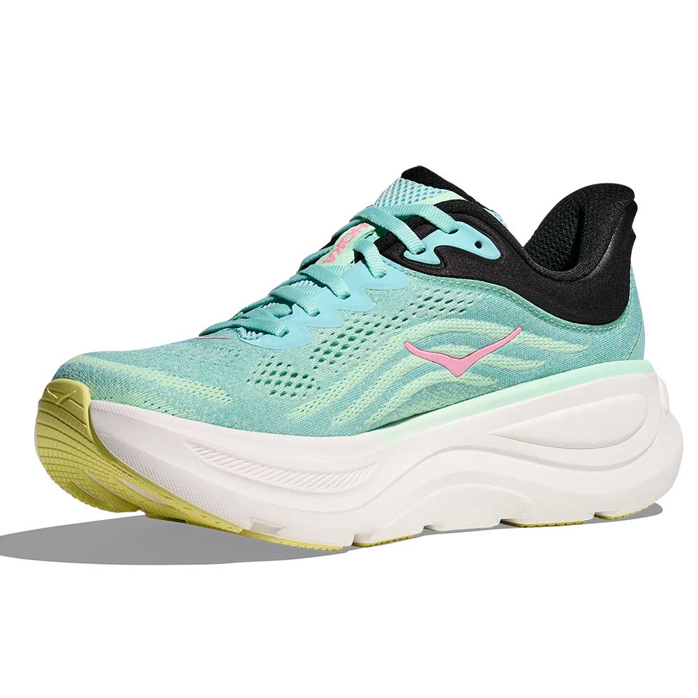 Women's Bondi 9 Running Shoe - Blue Spark/Mint Fluorite - Regular (B) - Image 3
