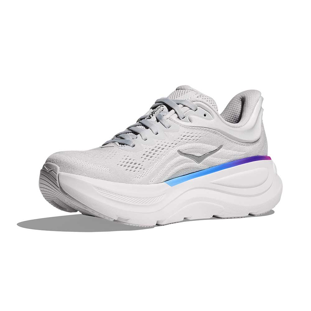 Women's Bondi 9 Running Shoe - Cosmic Grey/White - Regular (B) - Image 3