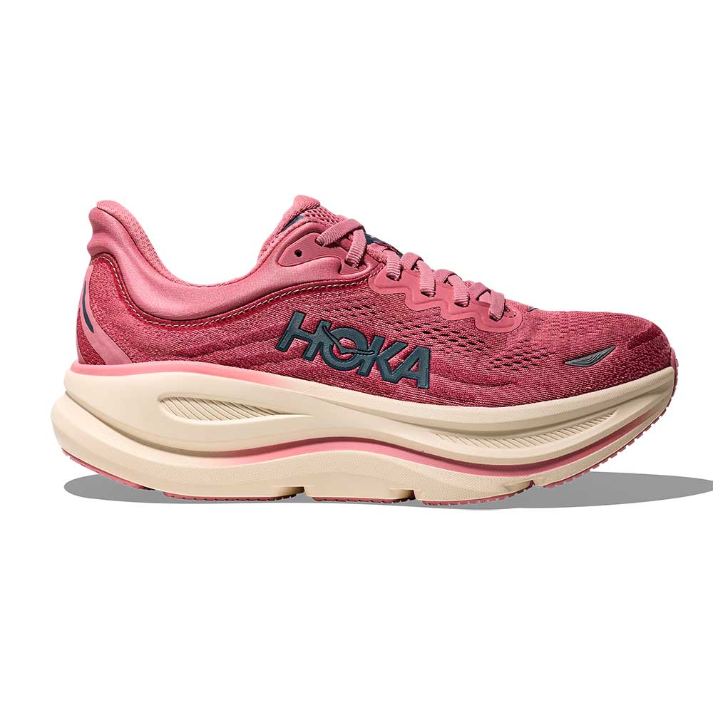 Women's Bondi 9 Running Shoe - Lingonberry/Cranberry - Regular (B)
