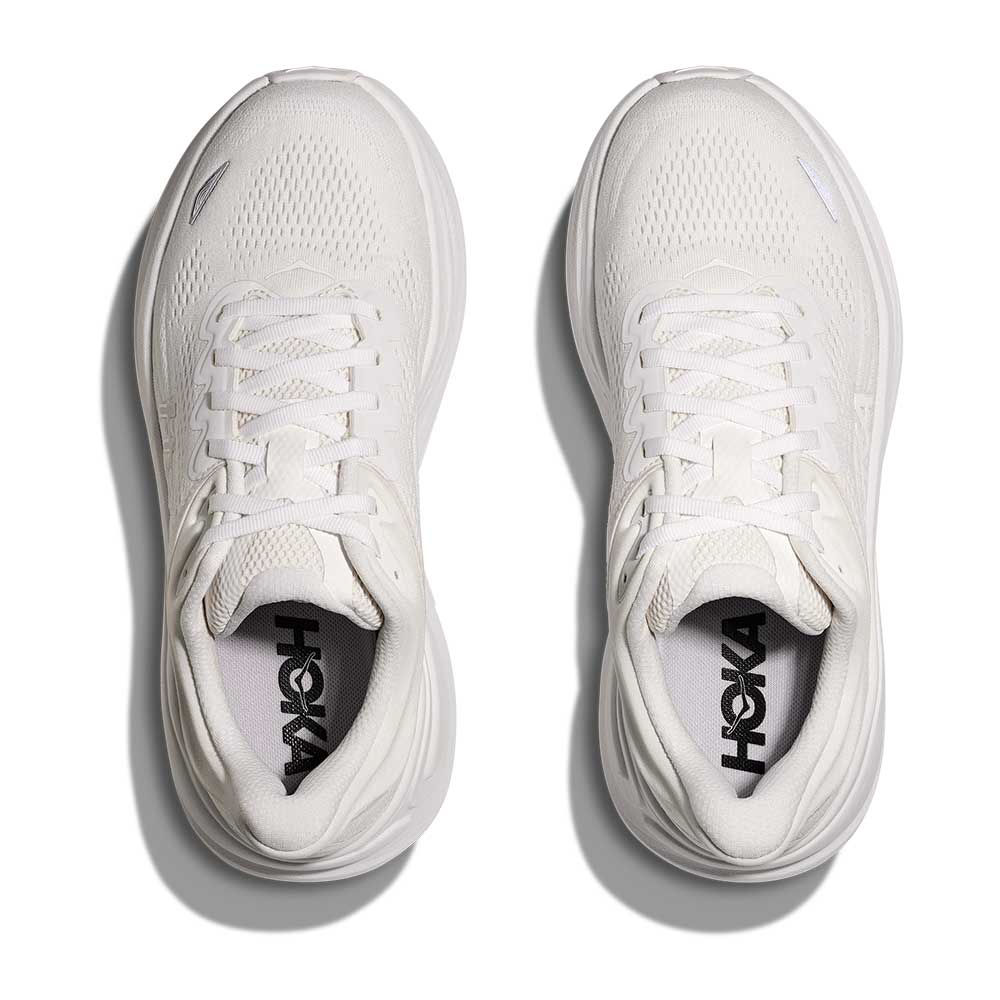 Women's Bondi 9 Running Shoe - White/White - Regular (B) - Image 5