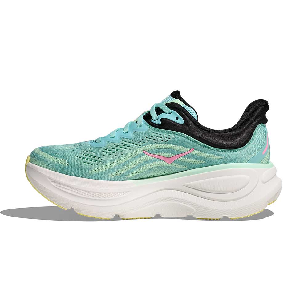 Women's Bondi 9 Running Shoe - Blue Spark/Mint Fluorite - Wide (D) - Image 3