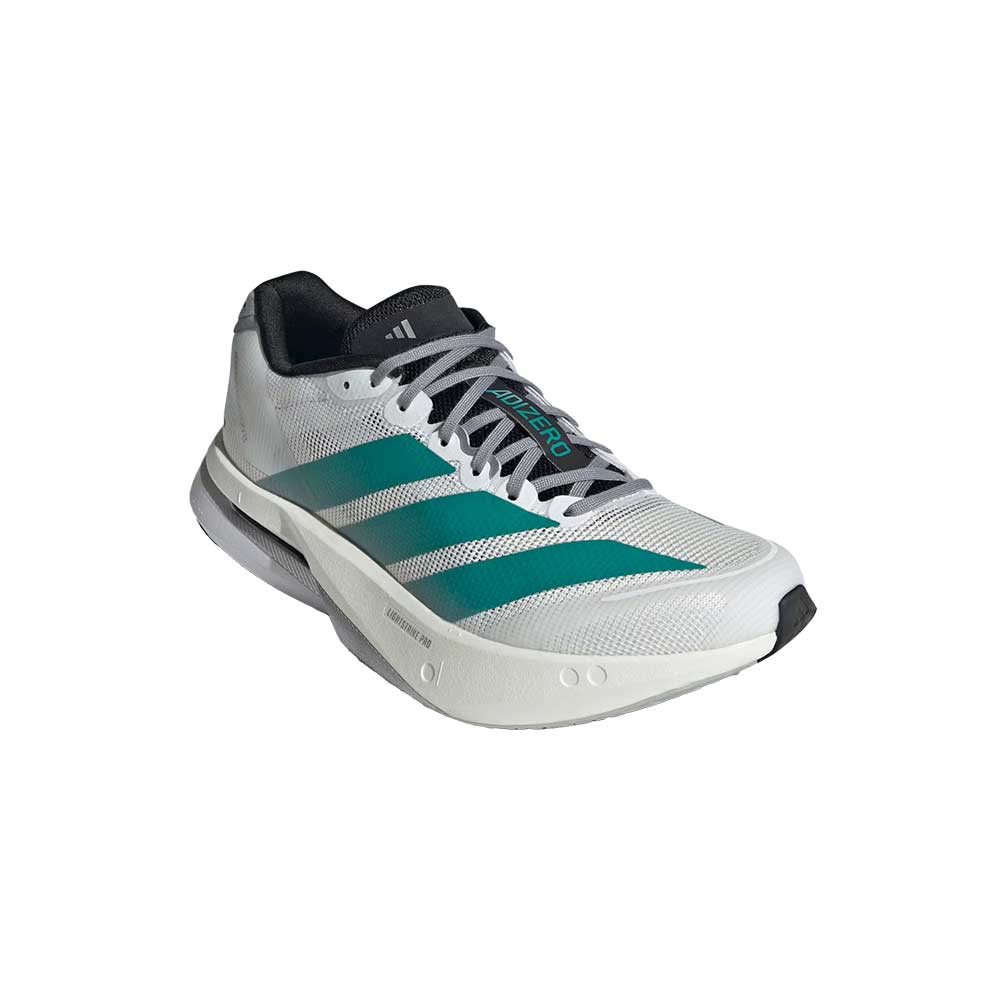 Women's Boston 13 Running Shoe - Cloud White/Pure Teal/Grey - Regular (B) - Image 2
