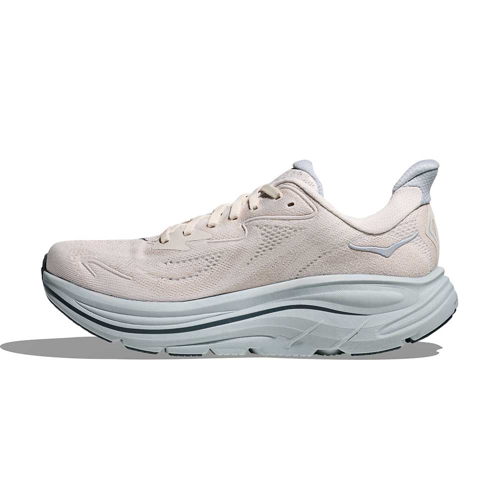 Women's Clifton 10 Running Shoe - Grout/Mineral Blue - Wide (D) - Image 3