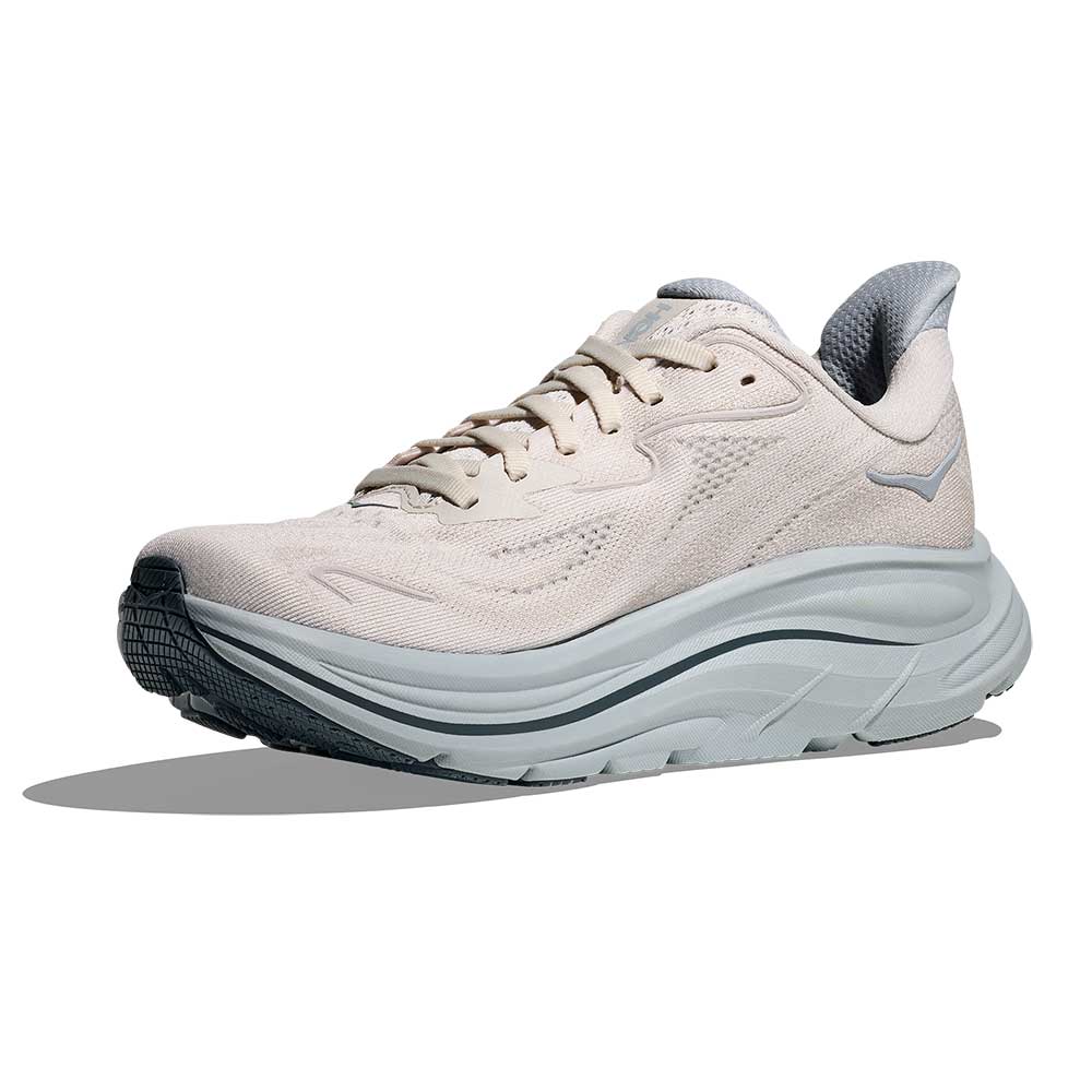 Women's Clifton 10 Running Shoe - Grout/Mineral Blue - Wide (D) - Image 4