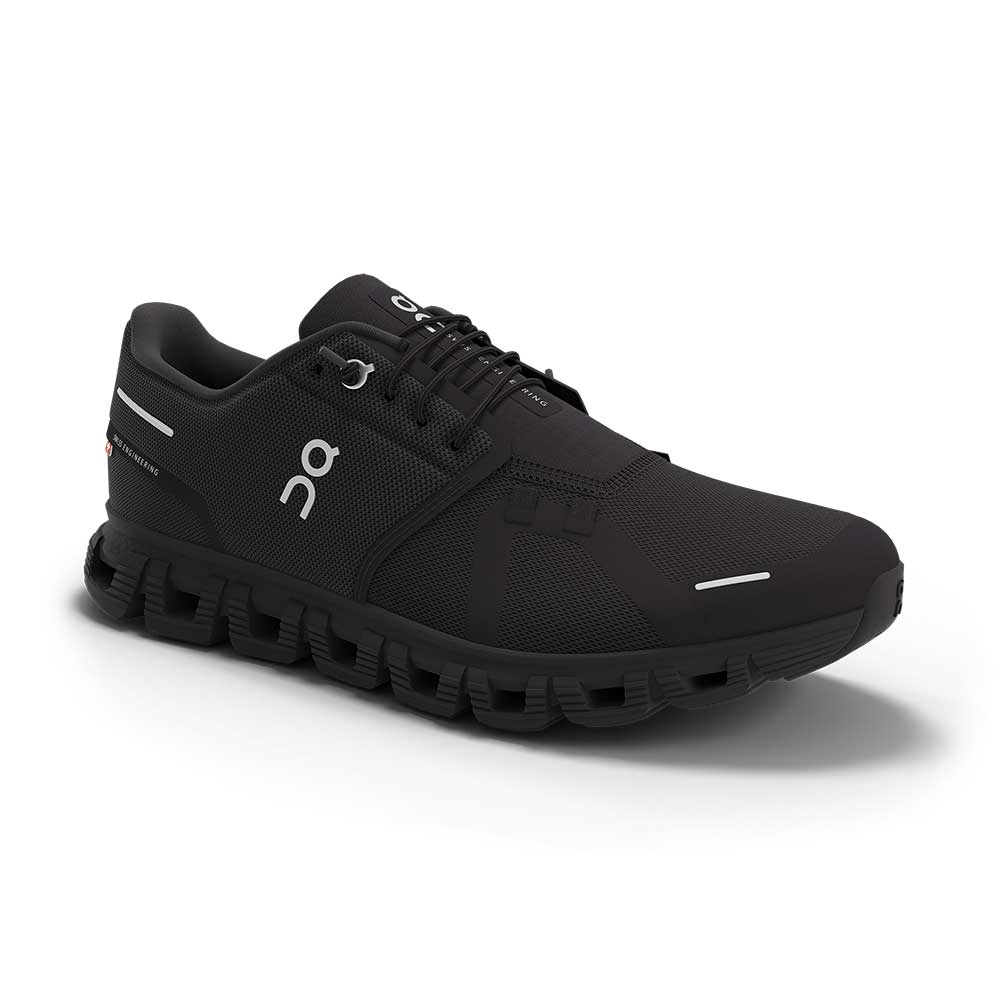 Women's Cloud 6 Running Shoe - Black/Black - Regular (B) - Image 2