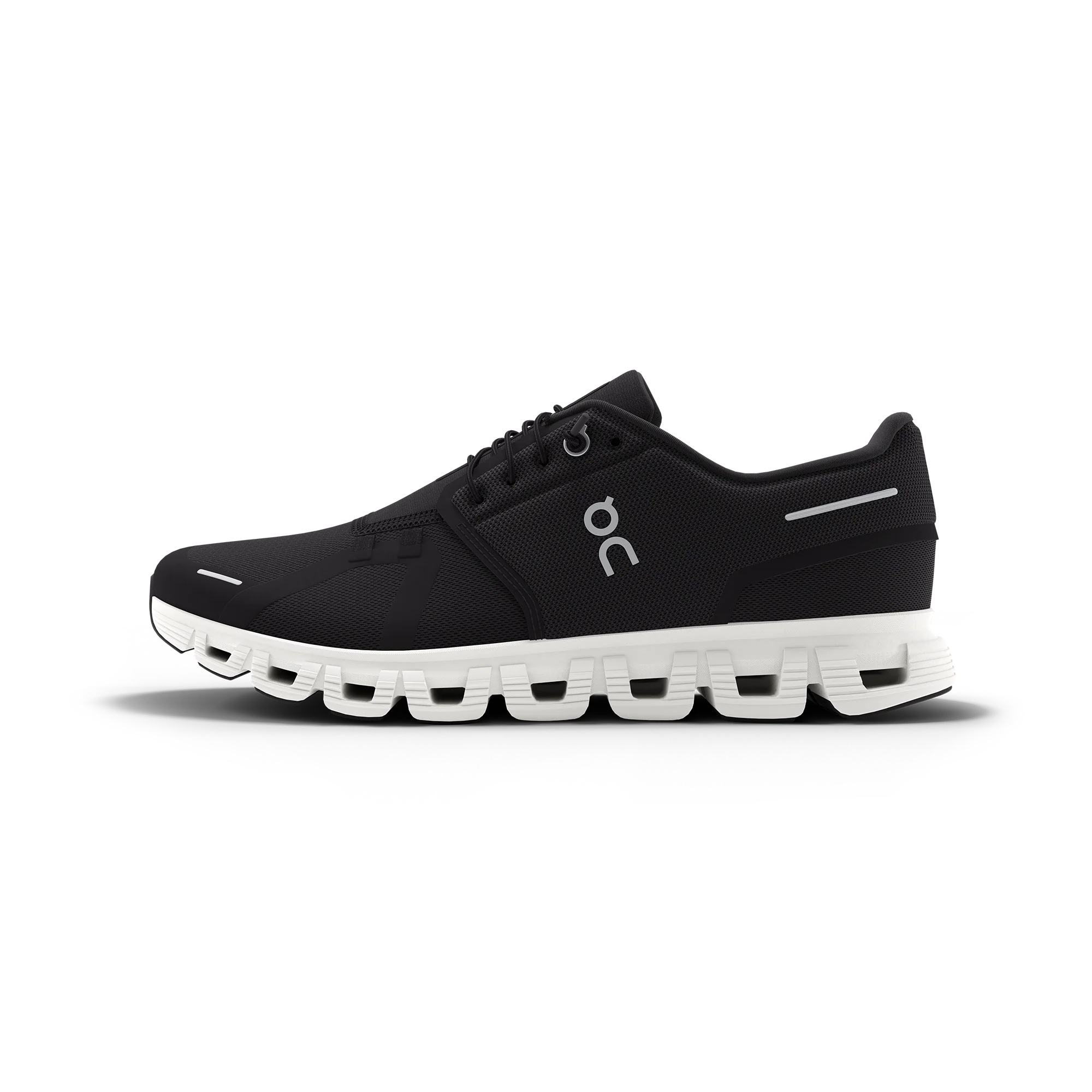 Women's Cloud 6 Running Shoe - Black/White - Regular (B) - Image 3