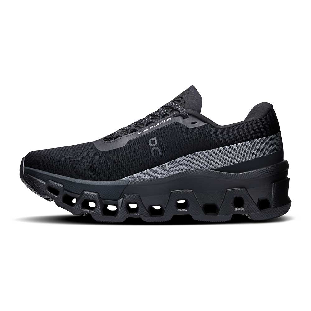 Women's Cloudmonster 2 Running Shoe - Black/Eclipse - Regular (B) - Image 3