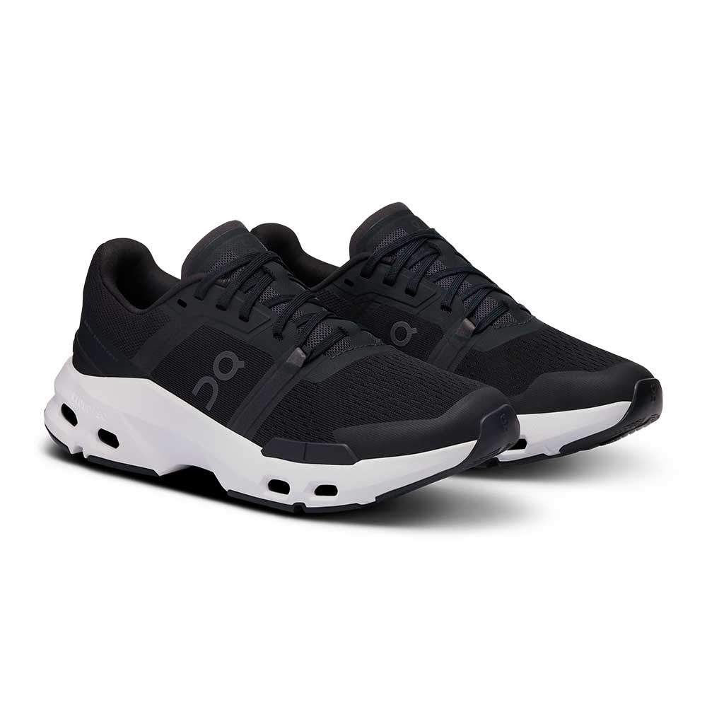 Women's Cloudpulse Running Shoe - Black/White - Regular (B) - Image 2