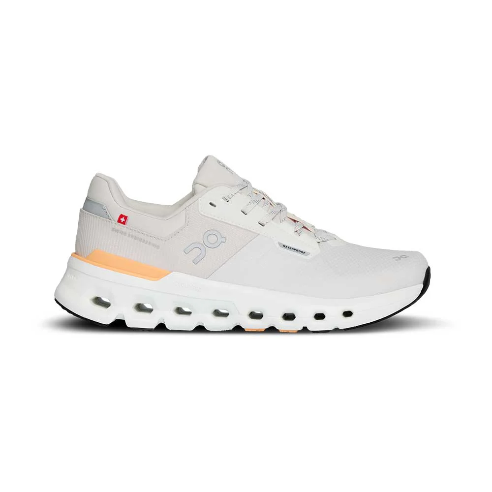 Women's Cloudrunner 2 Waterproof Running Shoe- Wolf/Tangerine - Regular (B)