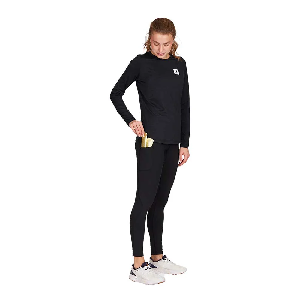 Women's Combat + Long Tights - Black - Image 4