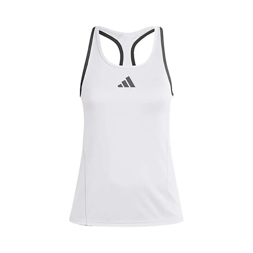 Women's D4T Tank - White/Light Grey