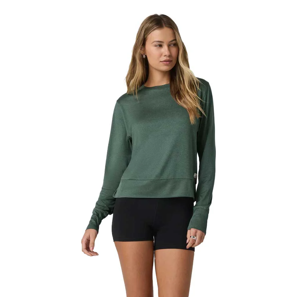 Women's Daydream Crew - Agate Heather Green - Image 3