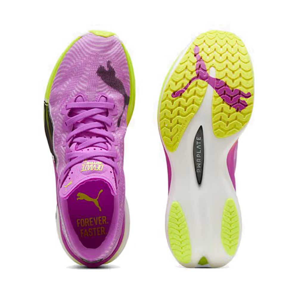 Women's Deviate Nitro Elite 3 Running Shoe - Pure Magenta/Yellow Alert - Regular (B) - Image 5