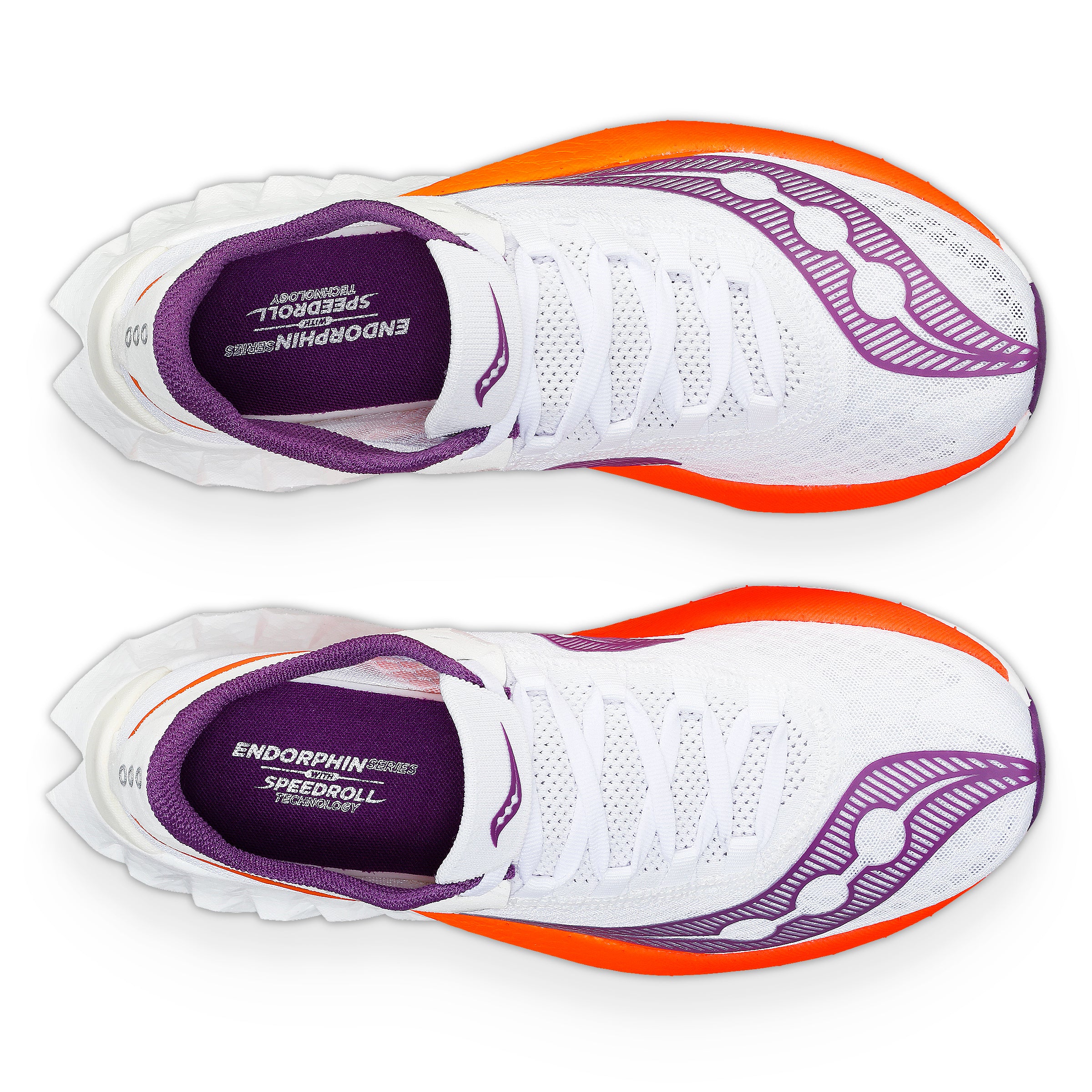 Women's Endorphin Pro 4 Running Shoe - White/Violet - Regular (B) - Image 4