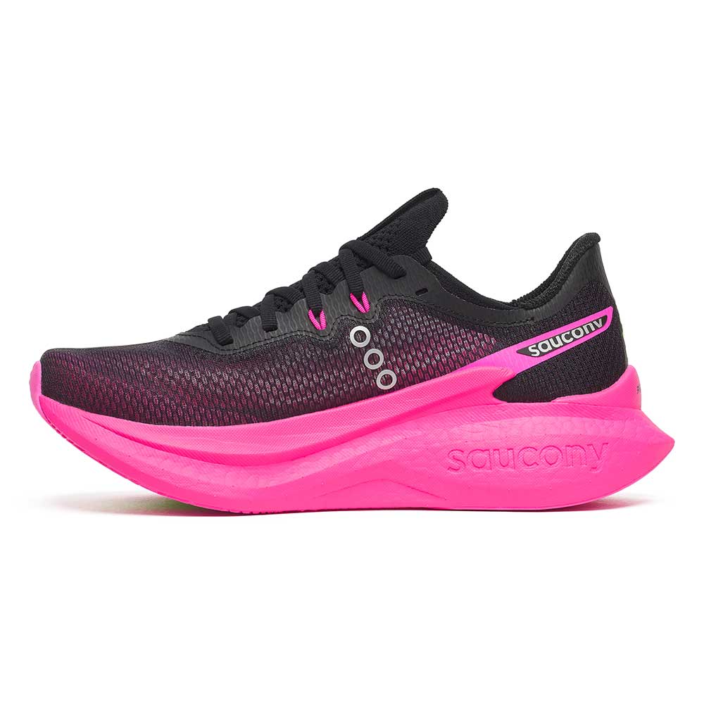 Women's Endorphin Pro 5 Running Shoe - Black/Shock - Regular (B) - Image 3