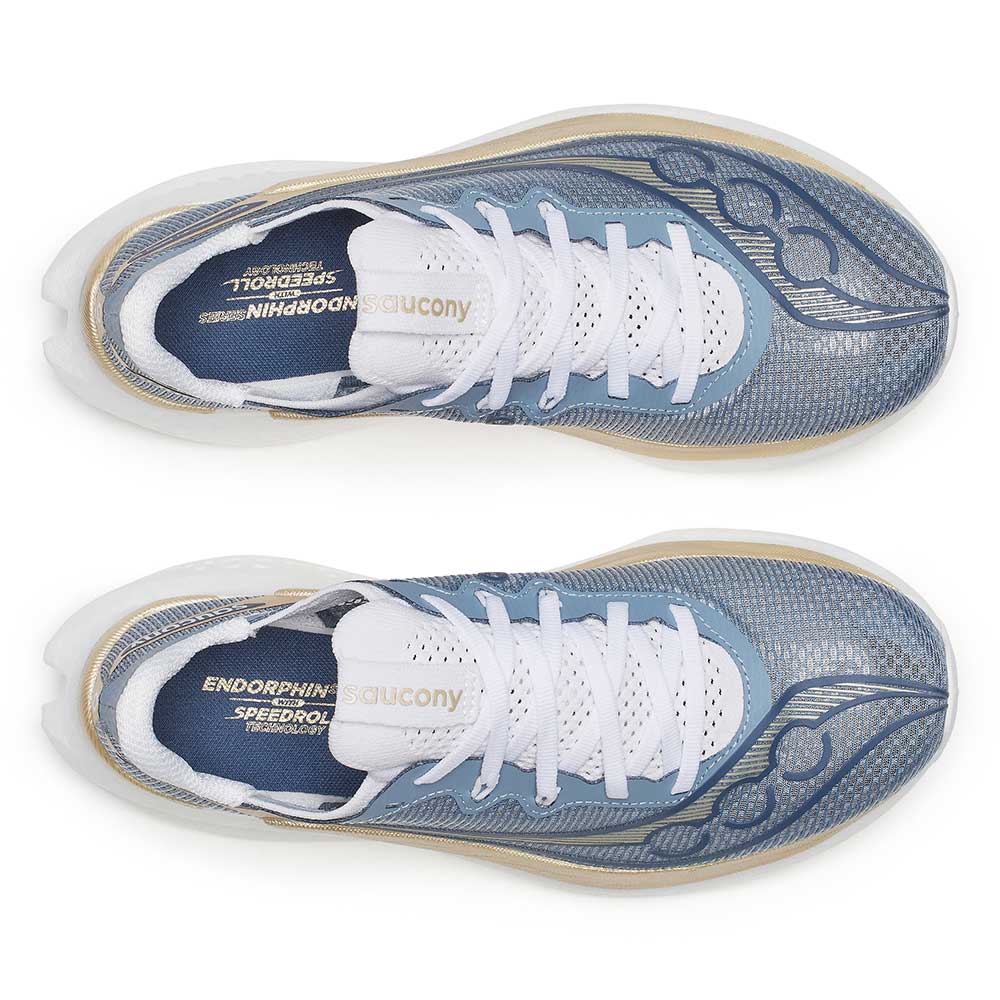 Women's Endorphin Pro 5 Running Shoe - Storm/Gilded - Regular (B) - Image 5