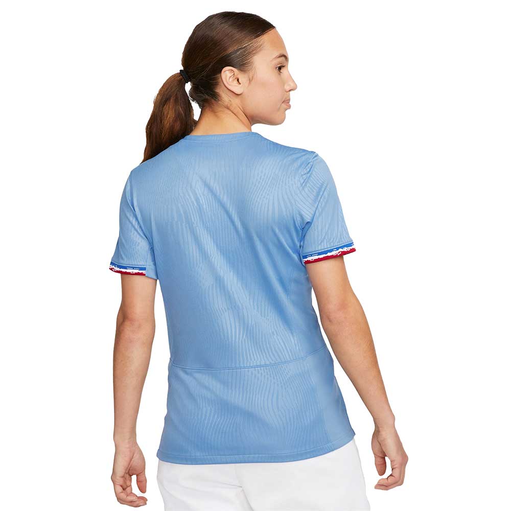 Women's France 2023 Stadium Home Nike Dri-FIT Soccer Jersey - Polar/Loyal Blue/White - Image 4