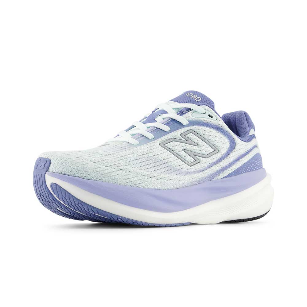 Women's 1080v15 Running Shoe - Glint Blue/Silver Metallic/Fairweather Blue - Regular (B) - Image 4