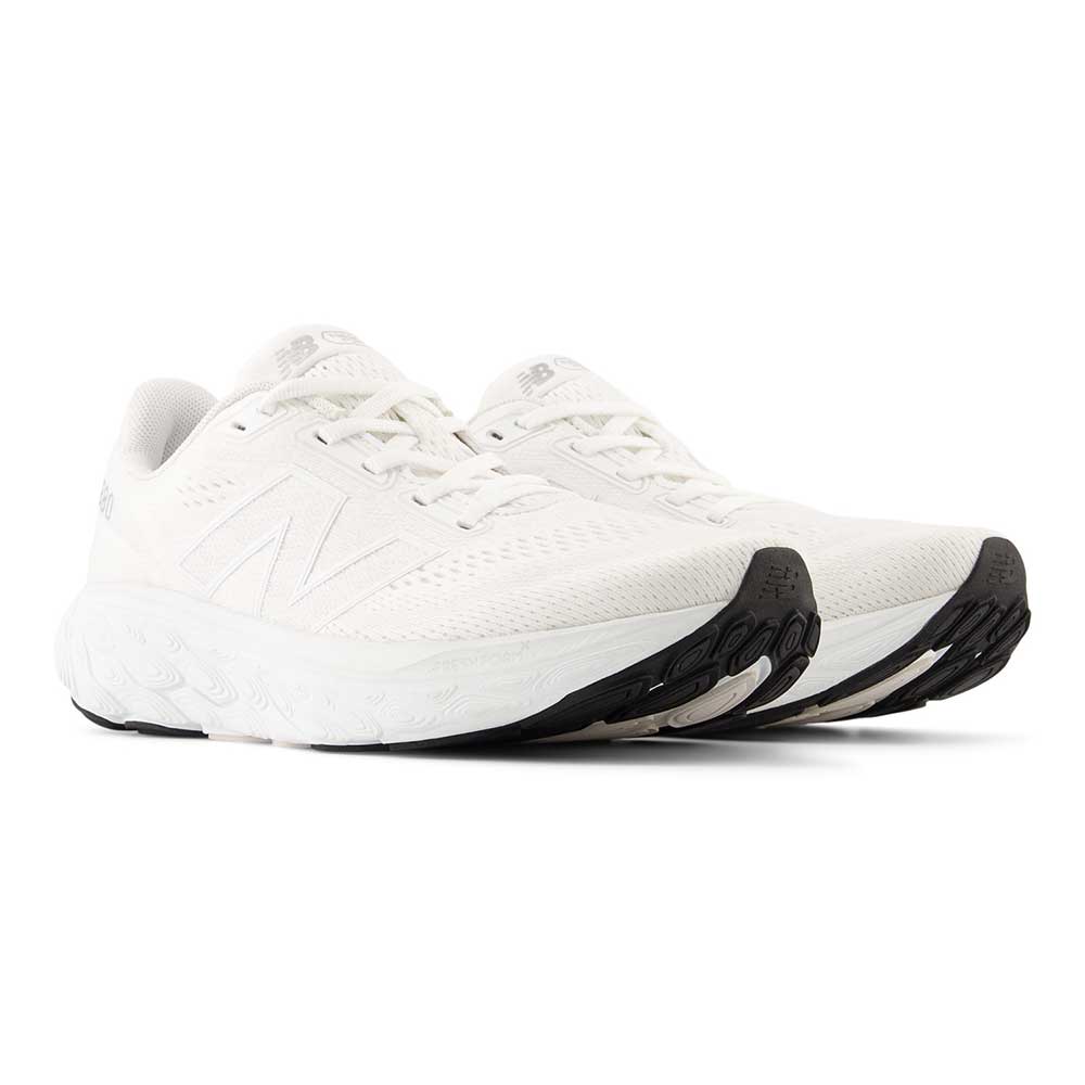 Women's Fresh Foam X 880v14 Running Shoes - White/Silver Metallic - Wide (D) - Image 7