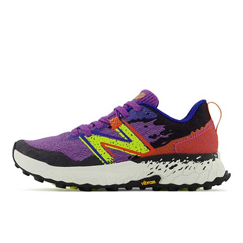 Women's Fresh Foam X Hierro v7 Trail Shoe - Mystic Purple/Poppy - Regular (B) - Image 4