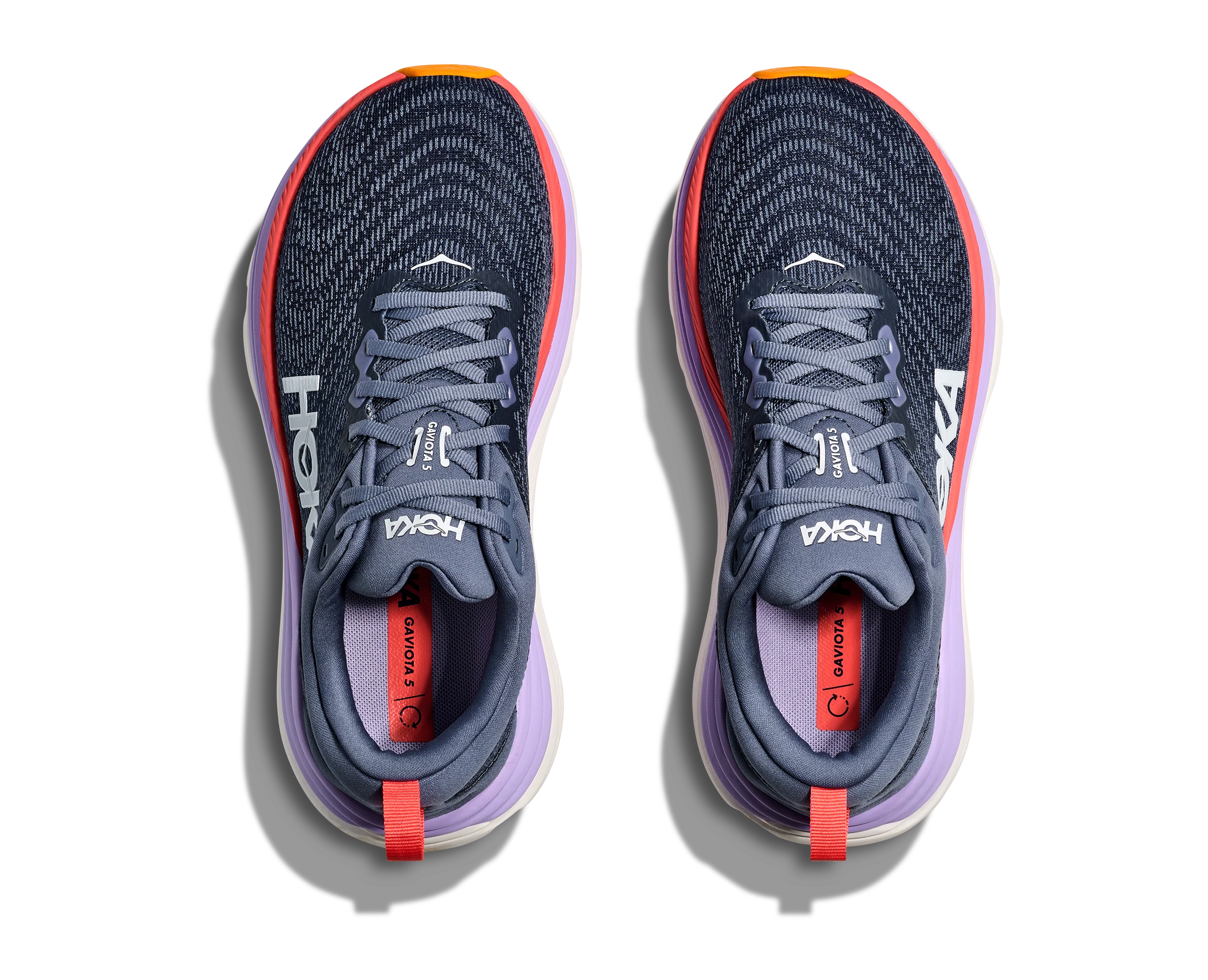 Women's Gaviota 5 Running Shoe - Anchor/Grapefruit - Regular (B) - Image 7