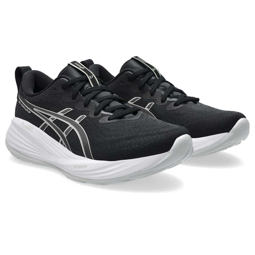 Women's Gel-Cumulus 27 Running Shoe - Black/Concrete - Regular (B) - Image 3