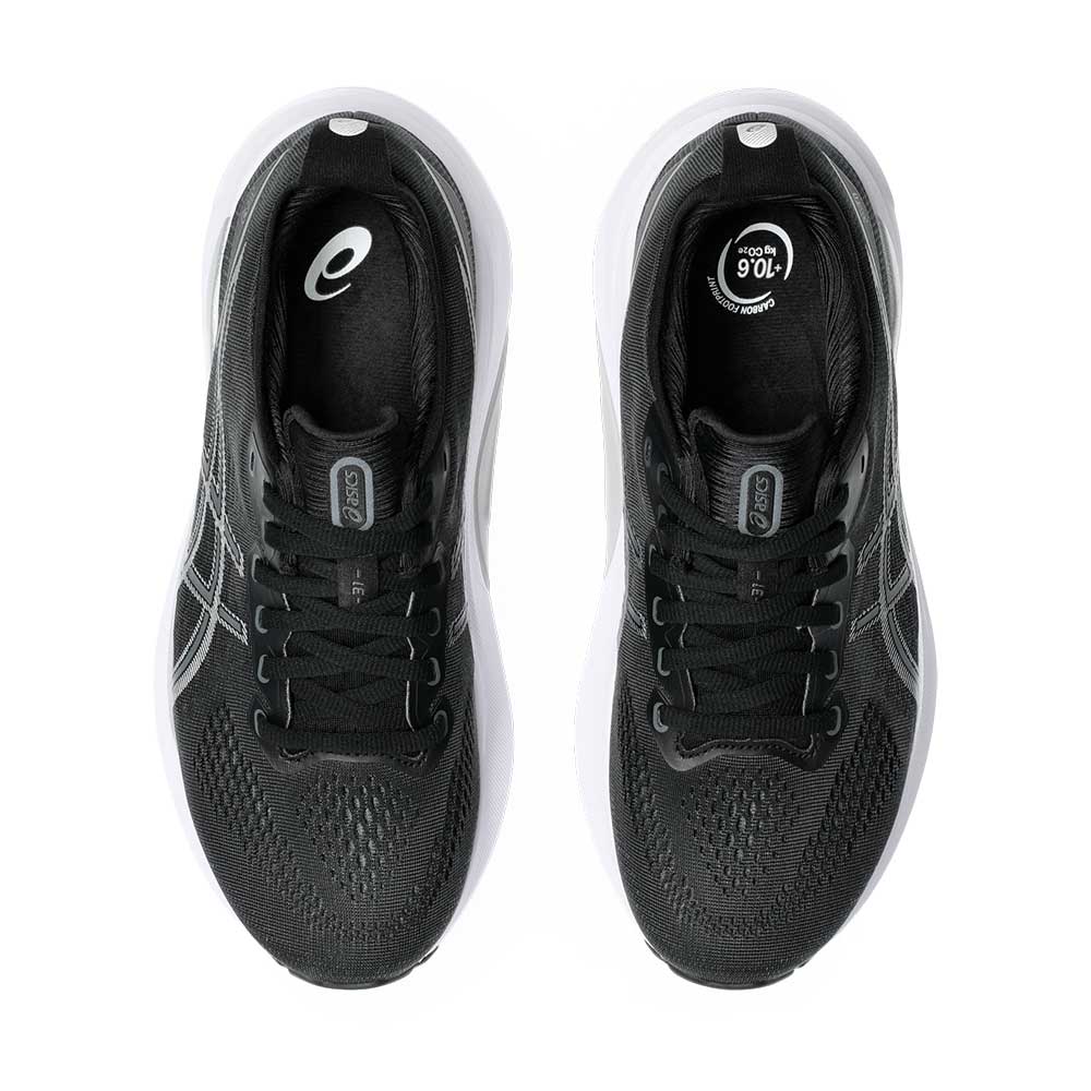 Women's Gel-Kayano 31 Running Shoe - Black/Pure Silver - Regular (B) - Image 5