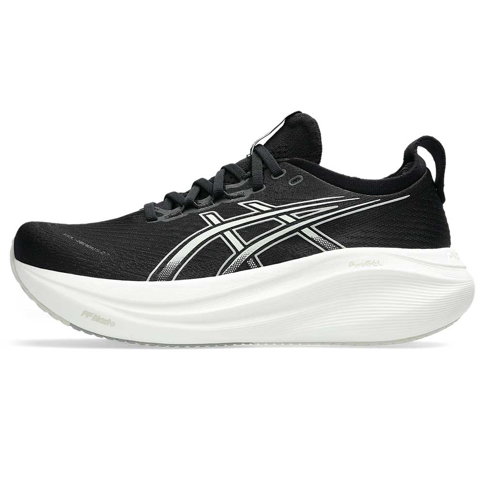 Women's Gel-Nimbus 27 Running Shoe - Black/Lake Grey - Regular (B) - Image 2
