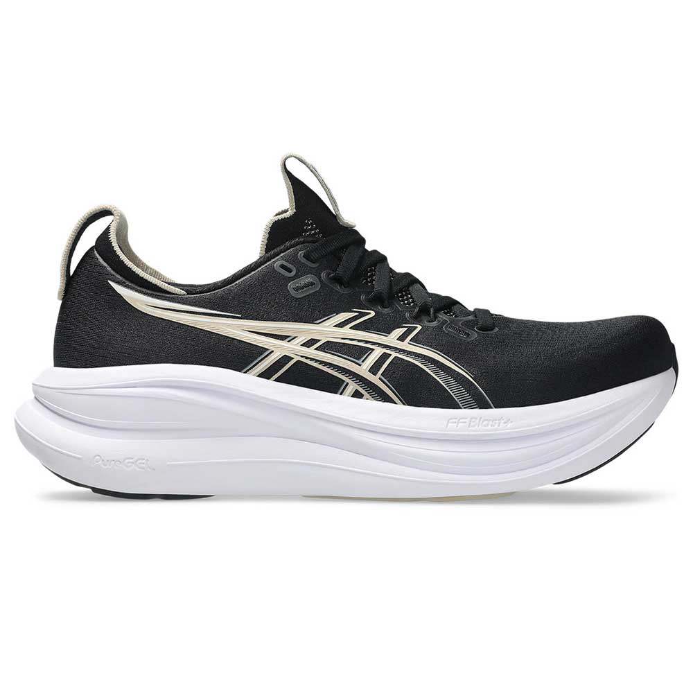 Women's Gel-Nimbus 28 Running Shoe - Black/Feather Grey - Regular (B)