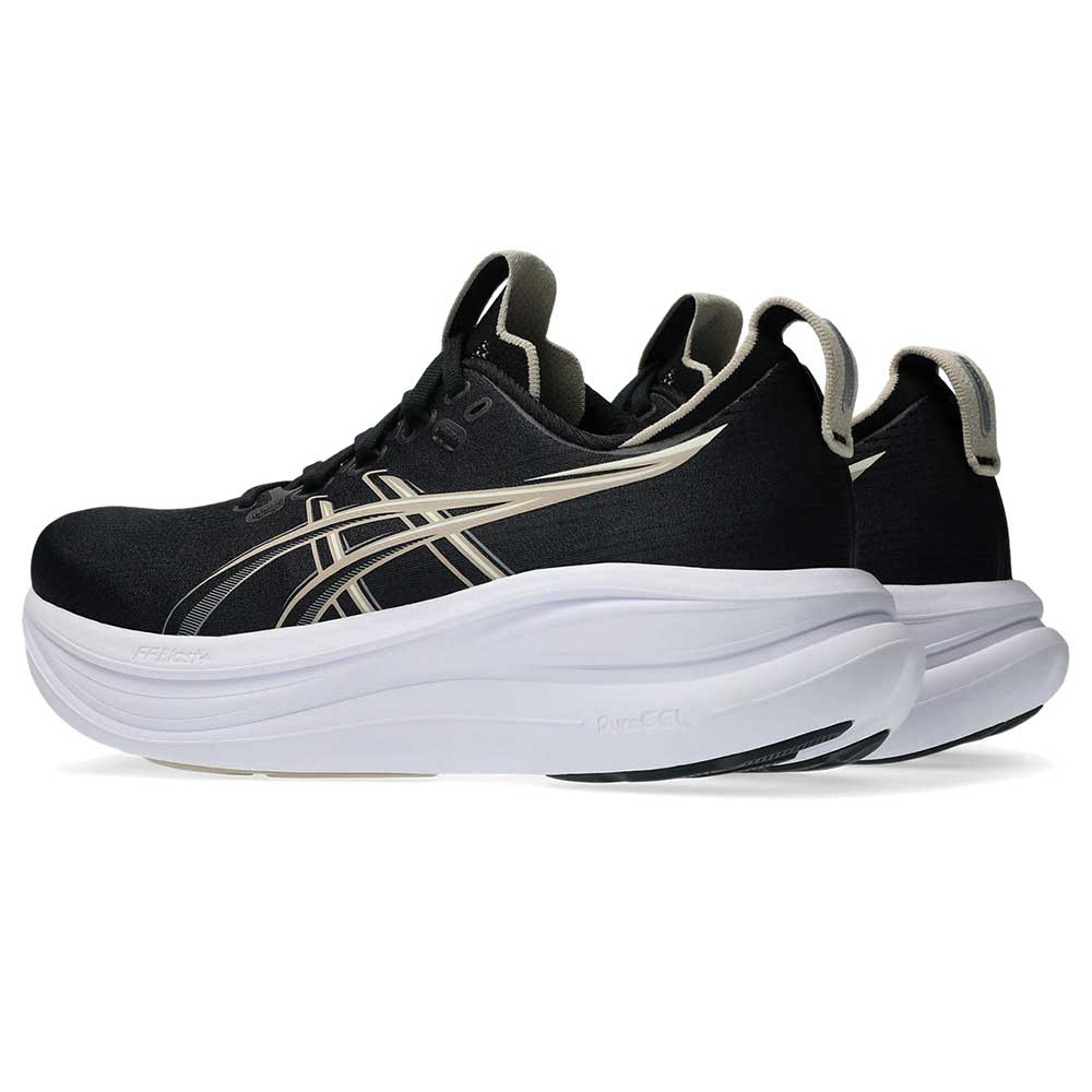 Women's Gel-Nimbus 28 Running Shoe - Black/Feather Grey - Regular (B) - Image 4