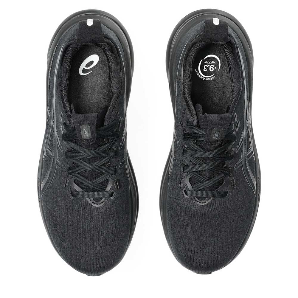 Women's Gel-Nimbus 28 Running Shoe - Black/Graphite Grey - Wide (D) - Image 7