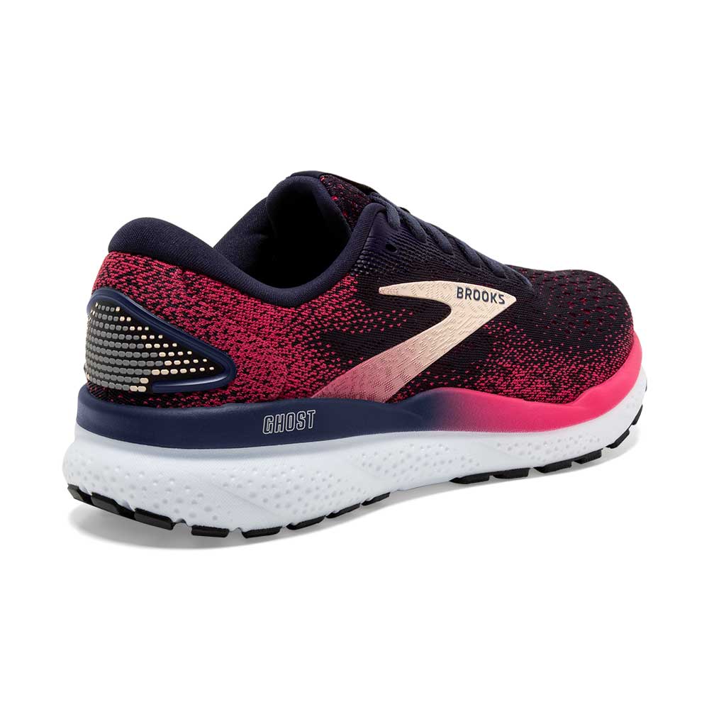 Women's Ghost 16 Running Shoe - Peacoat/Raspberry/Apricot - Narrow (2A) - Image 4