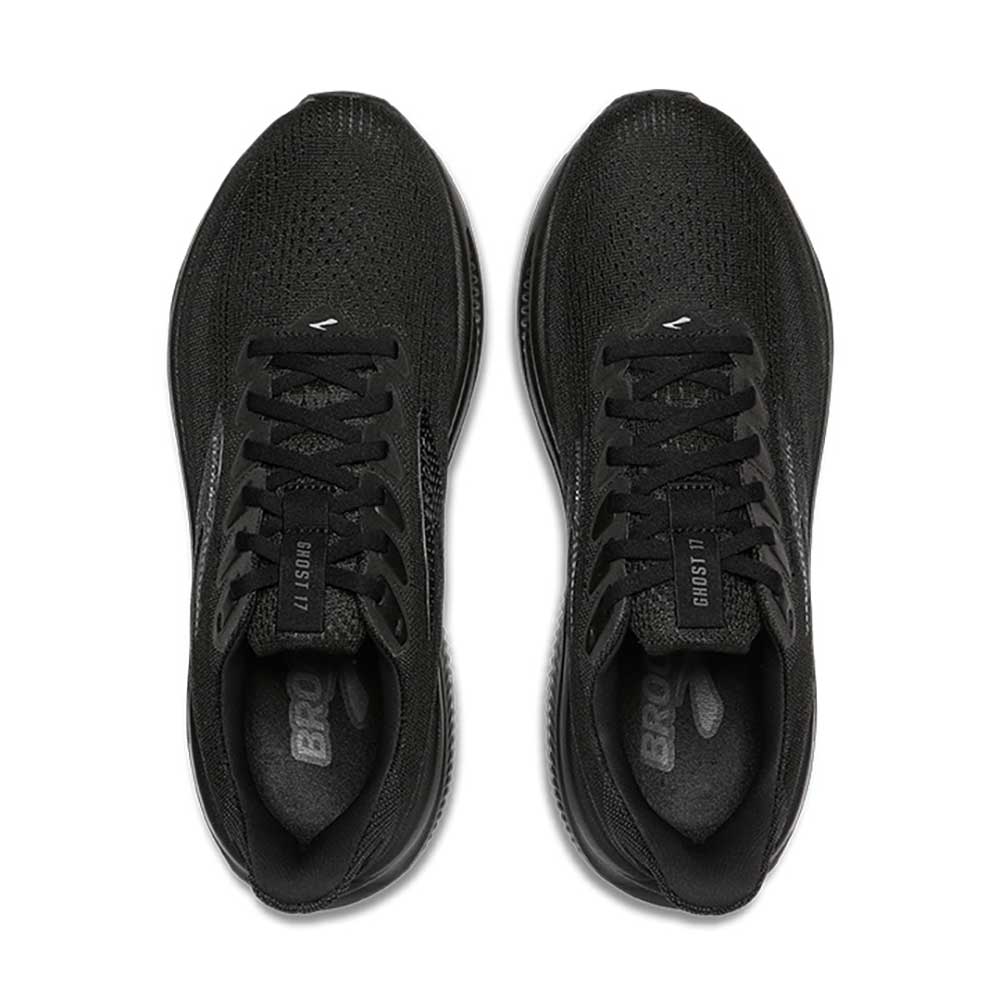 Women's Ghost 17 Running Shoe - Black/Black/Ebony - Extra Wide (2E) - Image 5