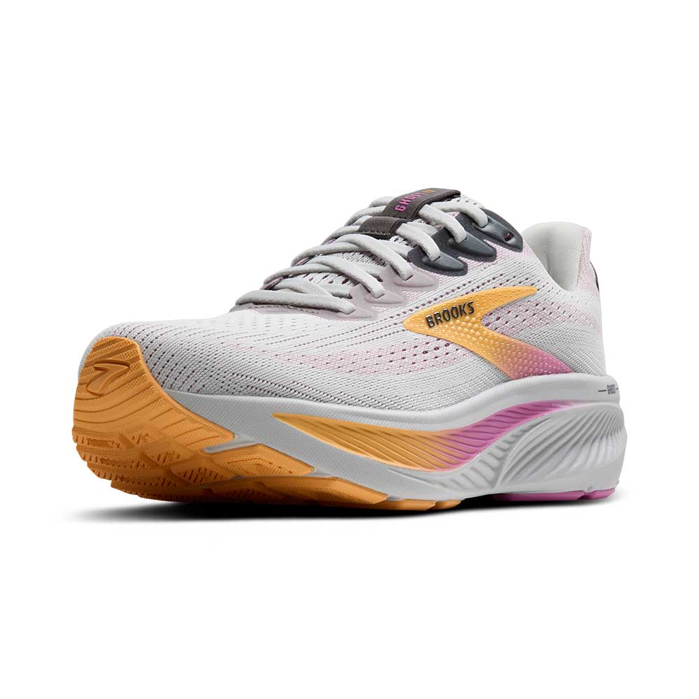 Women's Ghost 17 Running Shoe - Oyster/Apricot/Pink - Extra Wide (2E) - Image 3