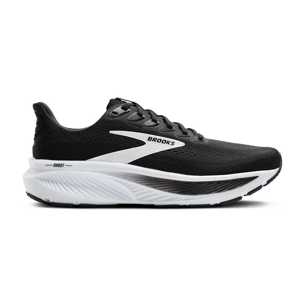 Women's Ghost 17 Running Shoe - Black/Grey/White - Regular (B)