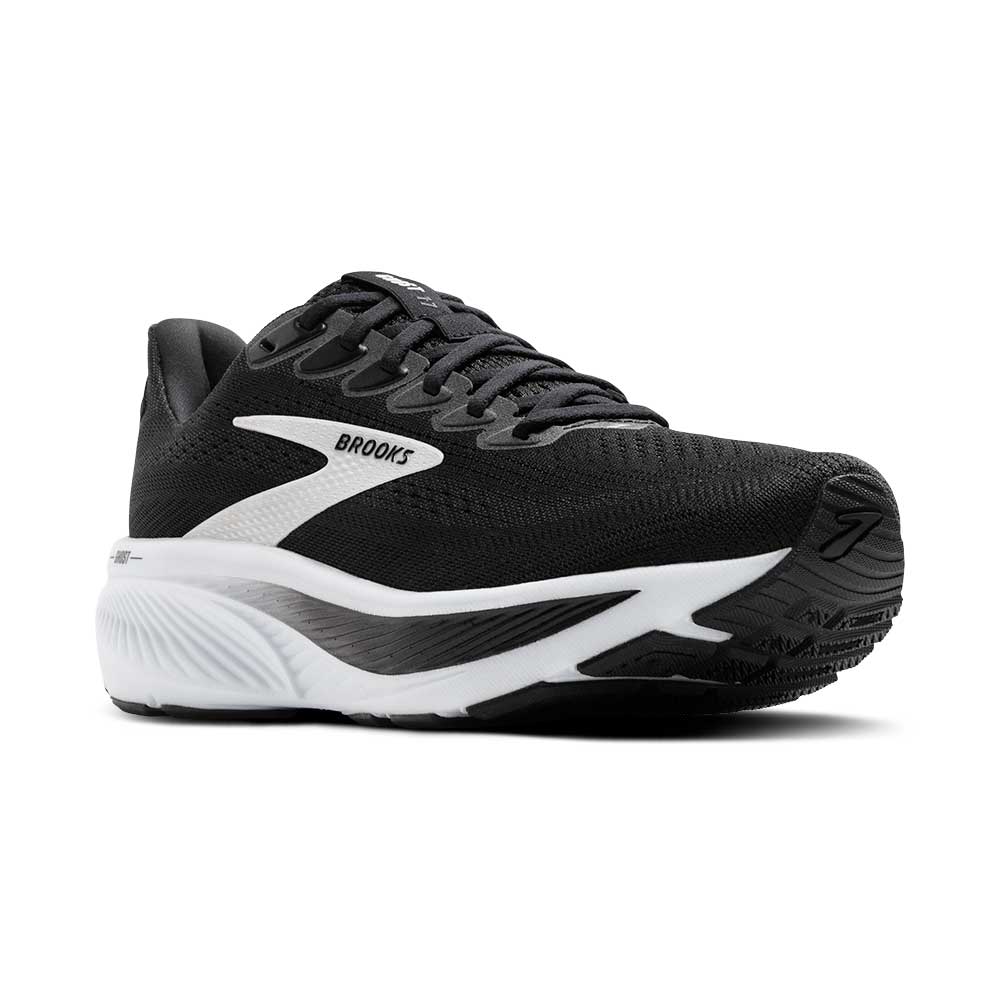 Women's Ghost 17 Running Shoe - Black/Grey/White - Regular (B) - Image 2