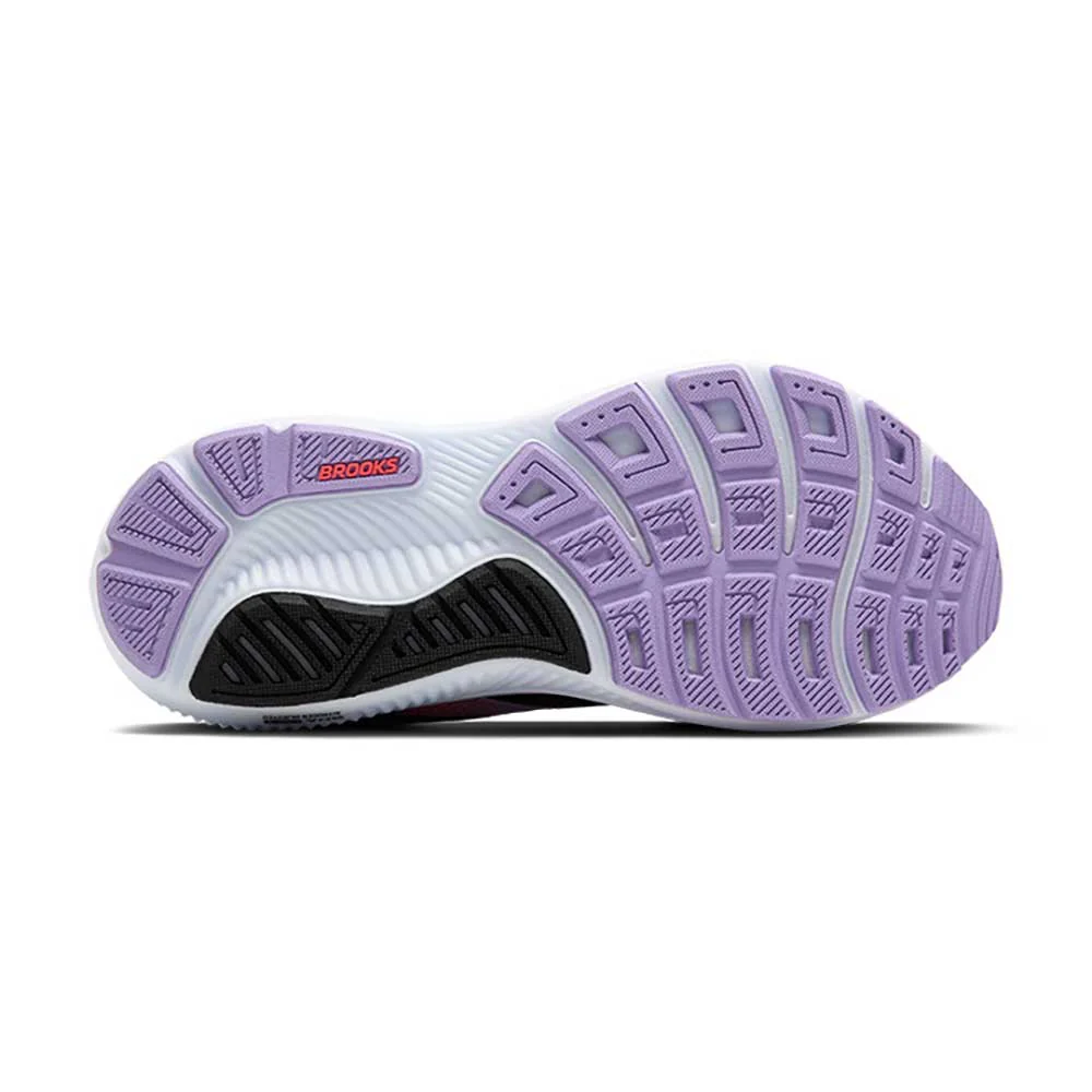 Women's Ghost 17 Running Shoe - Black/Purple/Coral - Regular (B) - Image 7