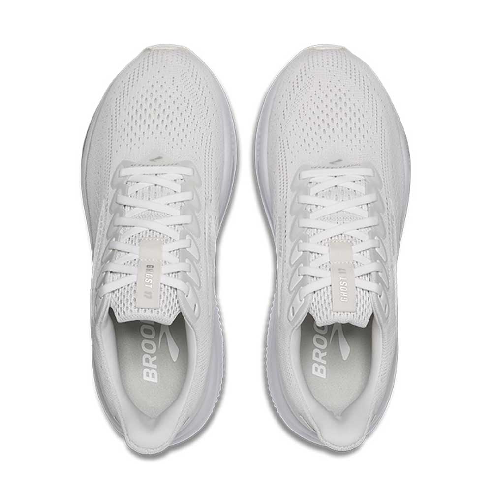 Women's Ghost 17 Running Shoe - White/White/Grey - Regular (B) - Image 5
