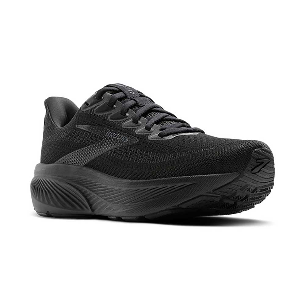 Women's Ghost 17 Running Shoe - Black/Black/Ebony - Wide (D) - Image 2