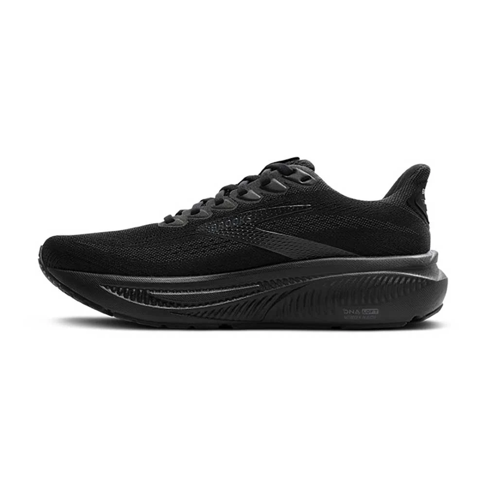 Women's Ghost 17 Running Shoe - Black/Black/Ebony - Wide (D) - Image 3