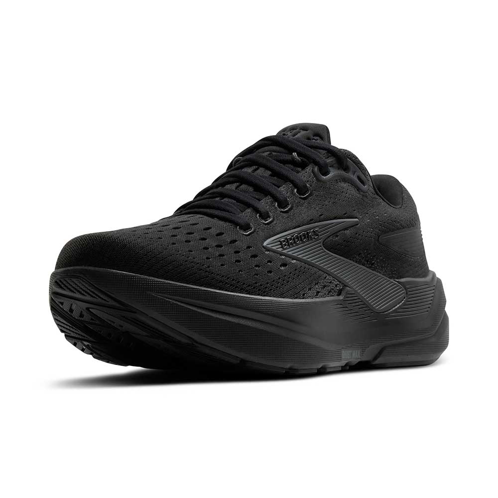 Women's Ghost Max 3 Running Shoe - Black/Black/Ebony - Wide (D) - Image 4