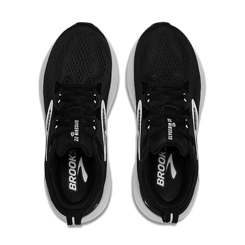 Women's Glycerin 22 Running Shoe - Black/Grey/White - Regular (B) - Image 6