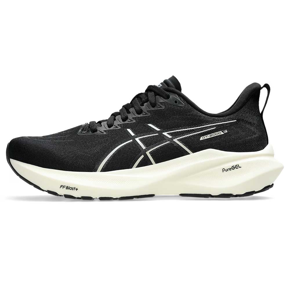 Women's GT-2000 13 Running Shoe - Black/White - Wide (D) - Image 2