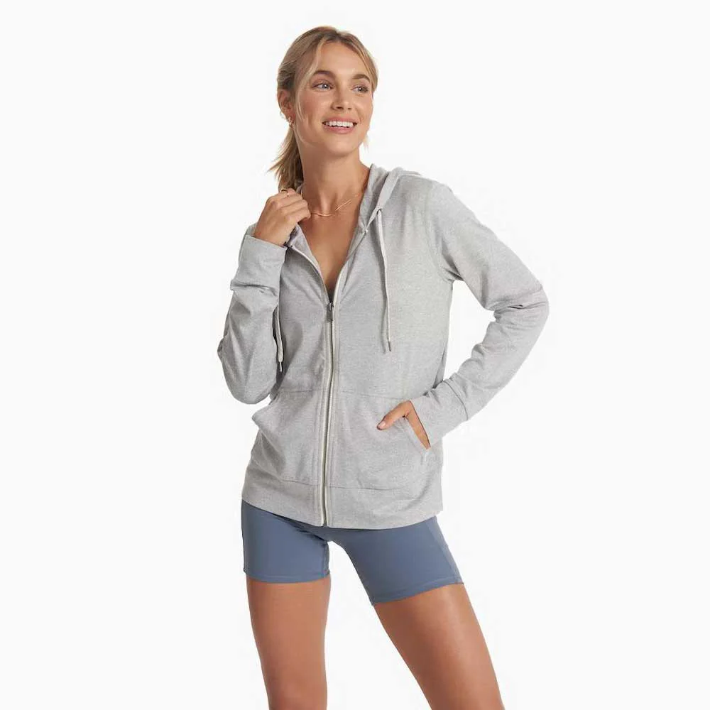 Women's Halo Performance Hoodie 2.0 - Pale Grey Heather - Image 2