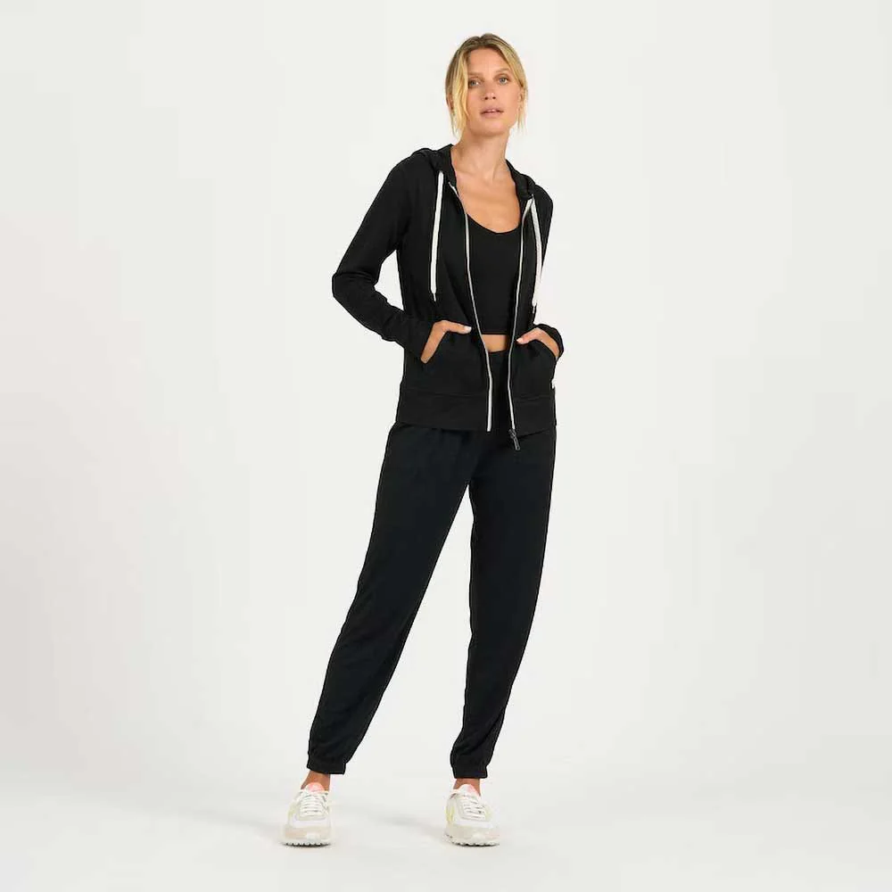Women's Halo Performance Hoodie - Black Heather