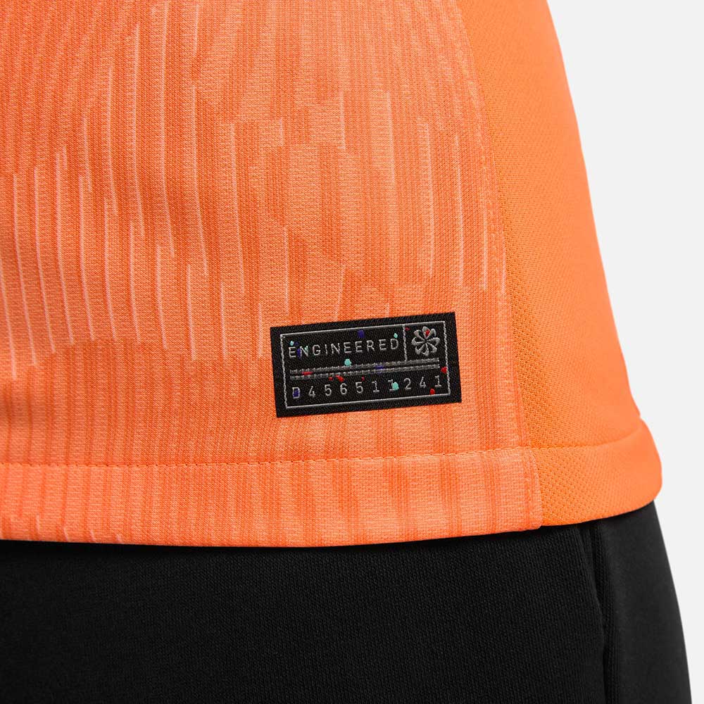 Women's Netherlands DF Home Short Sleeve Stadium Jersey - Cone/Blackened Blue - Image 7