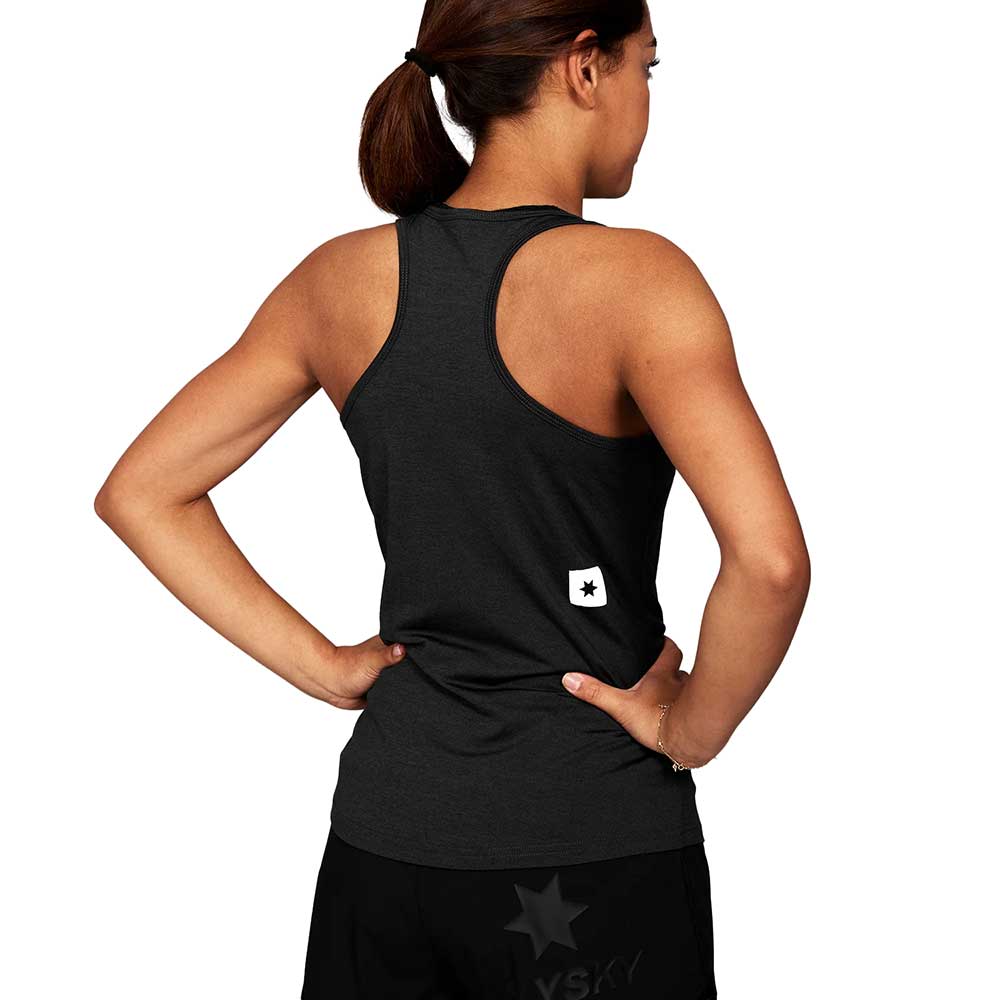 Women's Logo Pace Top - Black - Image 3