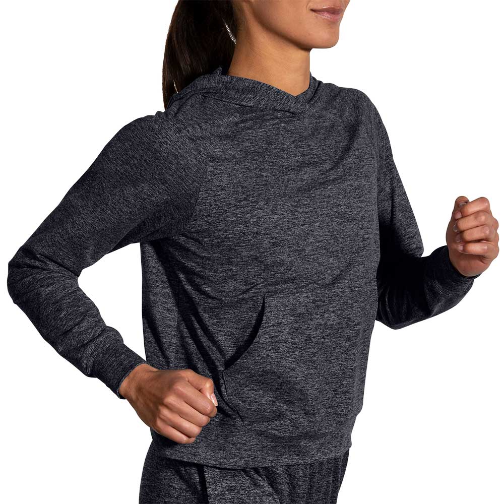 Women's Luxe Hoodie - Heather Black - Image 3