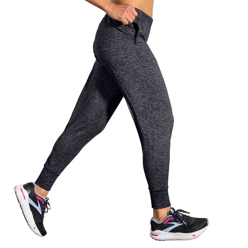 Women's Luxe Jogger - Heather Black - Image 3