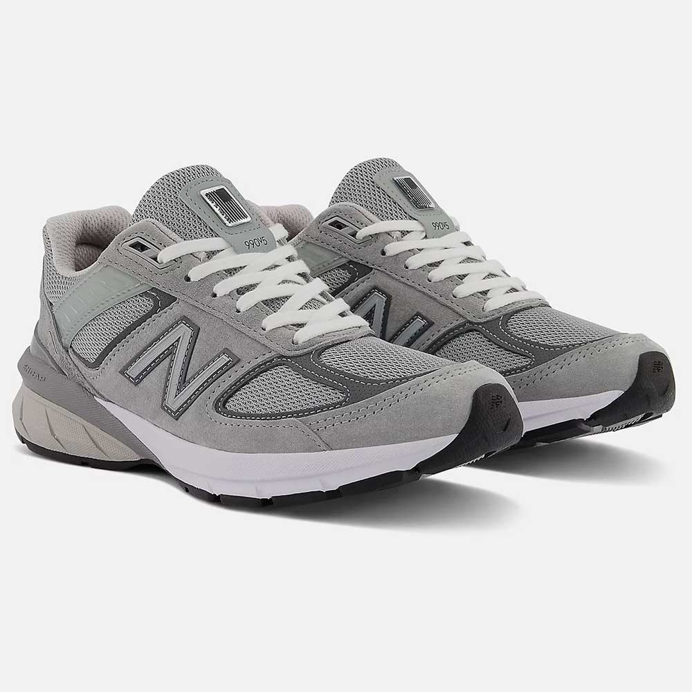 Women's MADE in USA 990v5 Core Running Shoe- Grey/Castlerock- Wide (D) - Image 3